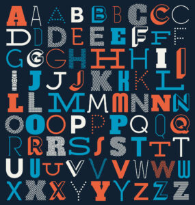 The English alphabet